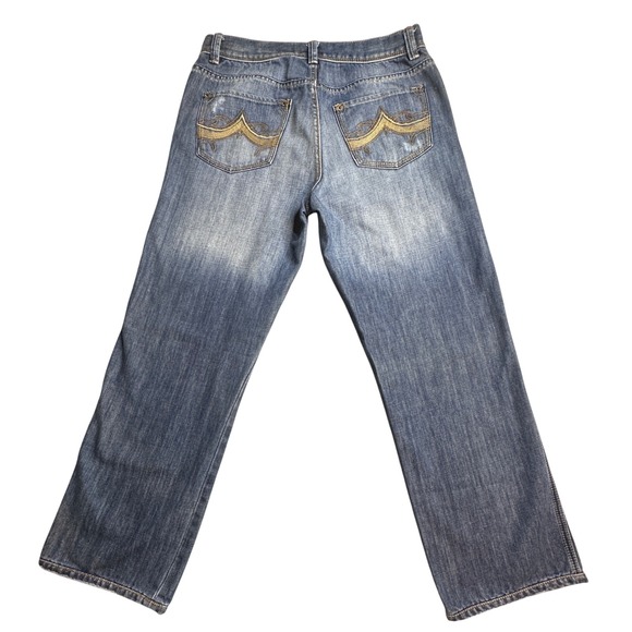 DKNY Jeans Other - Vintage DKNY Brooklyn Straight Leg Jeans Mens 33x29 Medium Wash Blue Denim Y2K